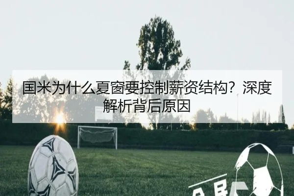 国米为什么夏窗要控制薪资结构？深度解析背后原因